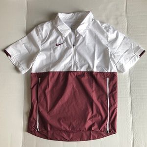 Nike 1/4 zip windbreaker baseball pullover